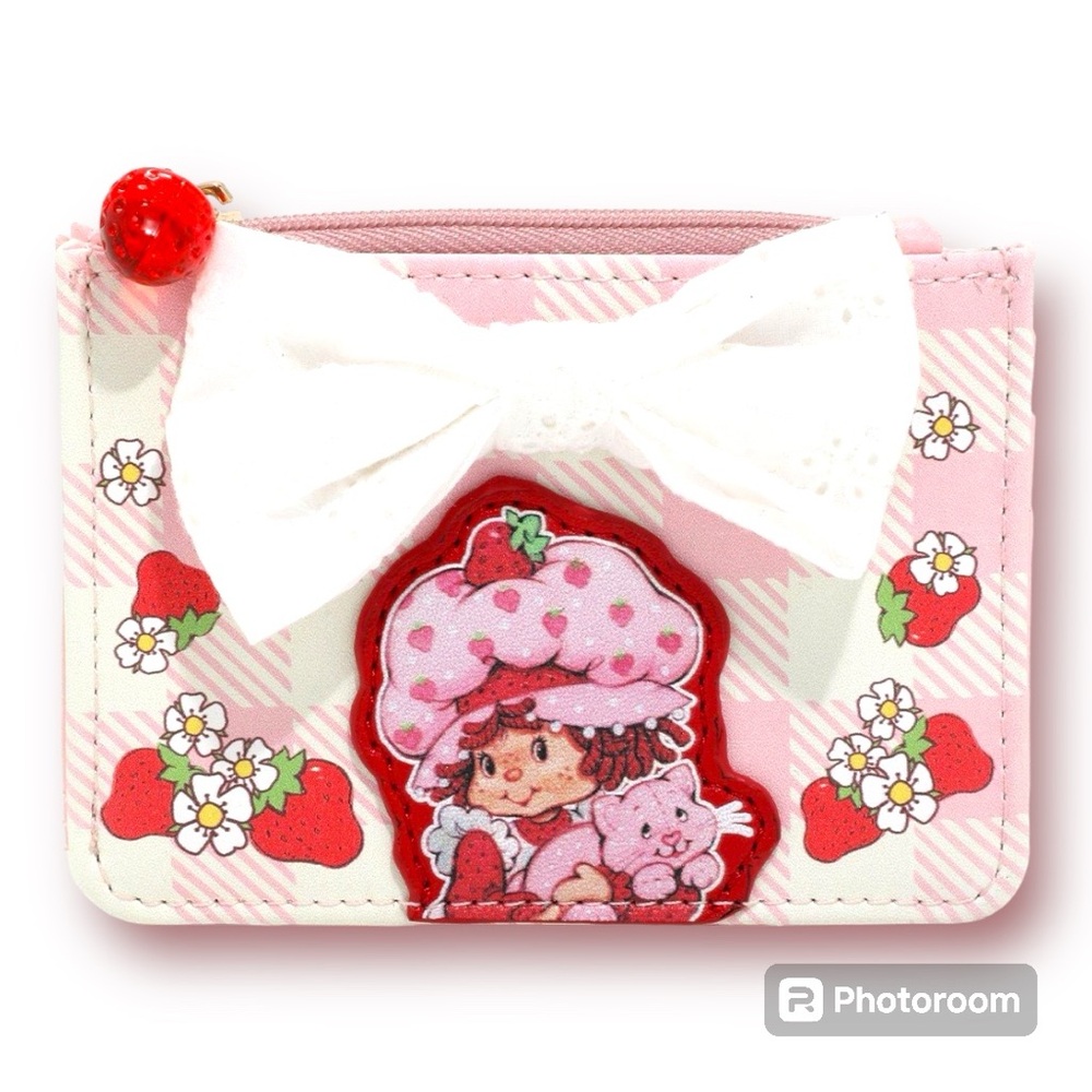 Strawberry Shortcake Gingham Bow Wallet